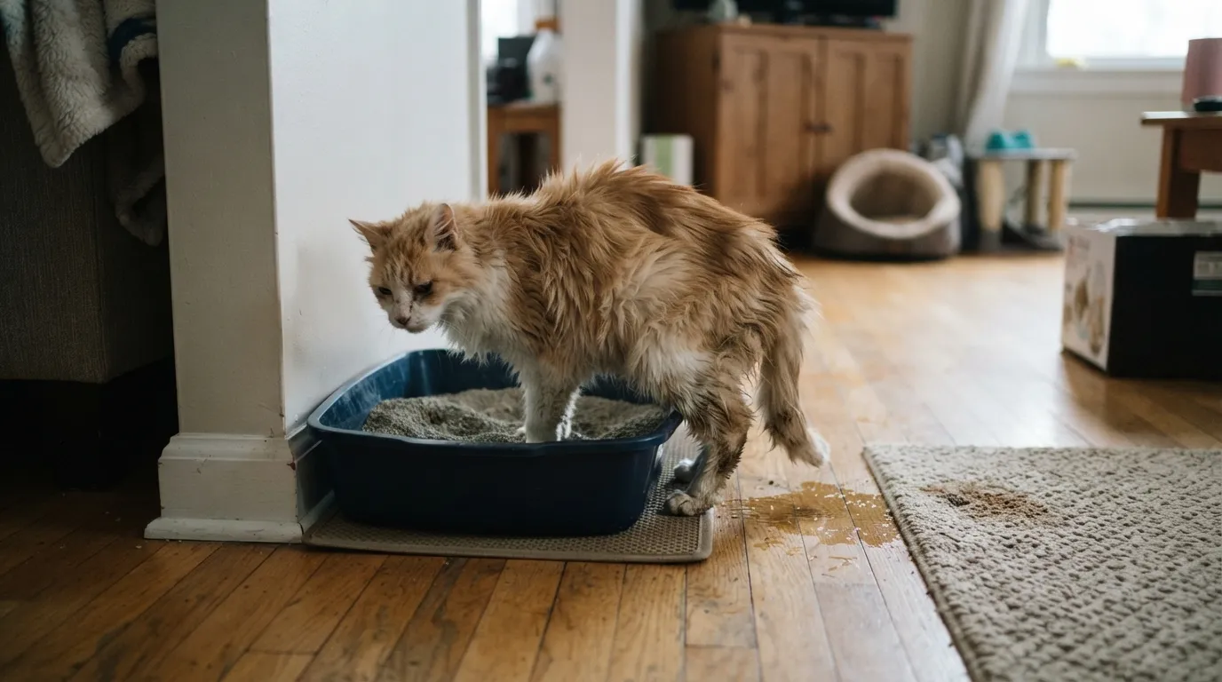 #7 - Litter Box Accidents and Incontinence (Image Credits: Gemini)