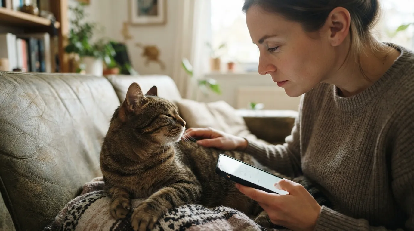 #15 - You've Memorized Your Cat's Blinking Patterns (Image Credits: Gemini)