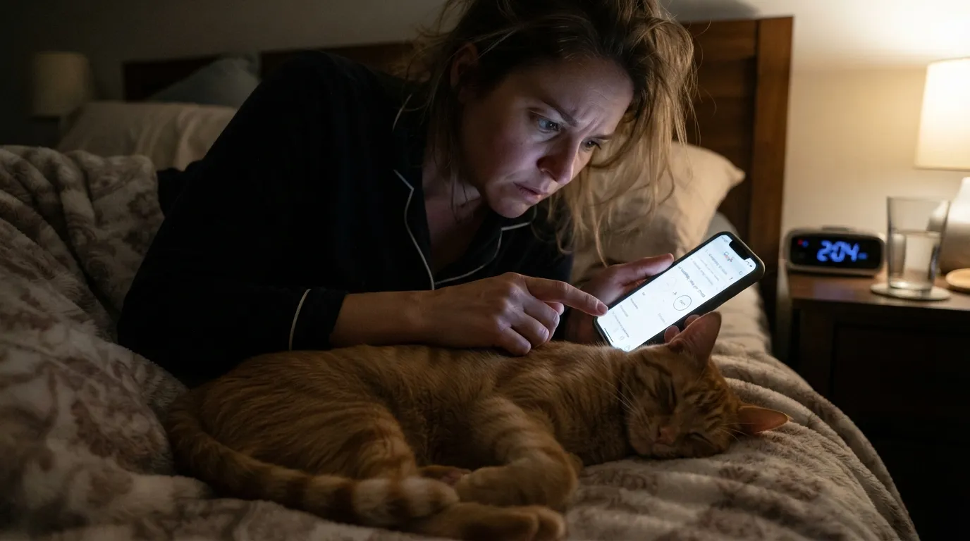 #14 - You've Googled Your Cat's Breathing Rate at 2 A.M. (Image Credits: Gemini)