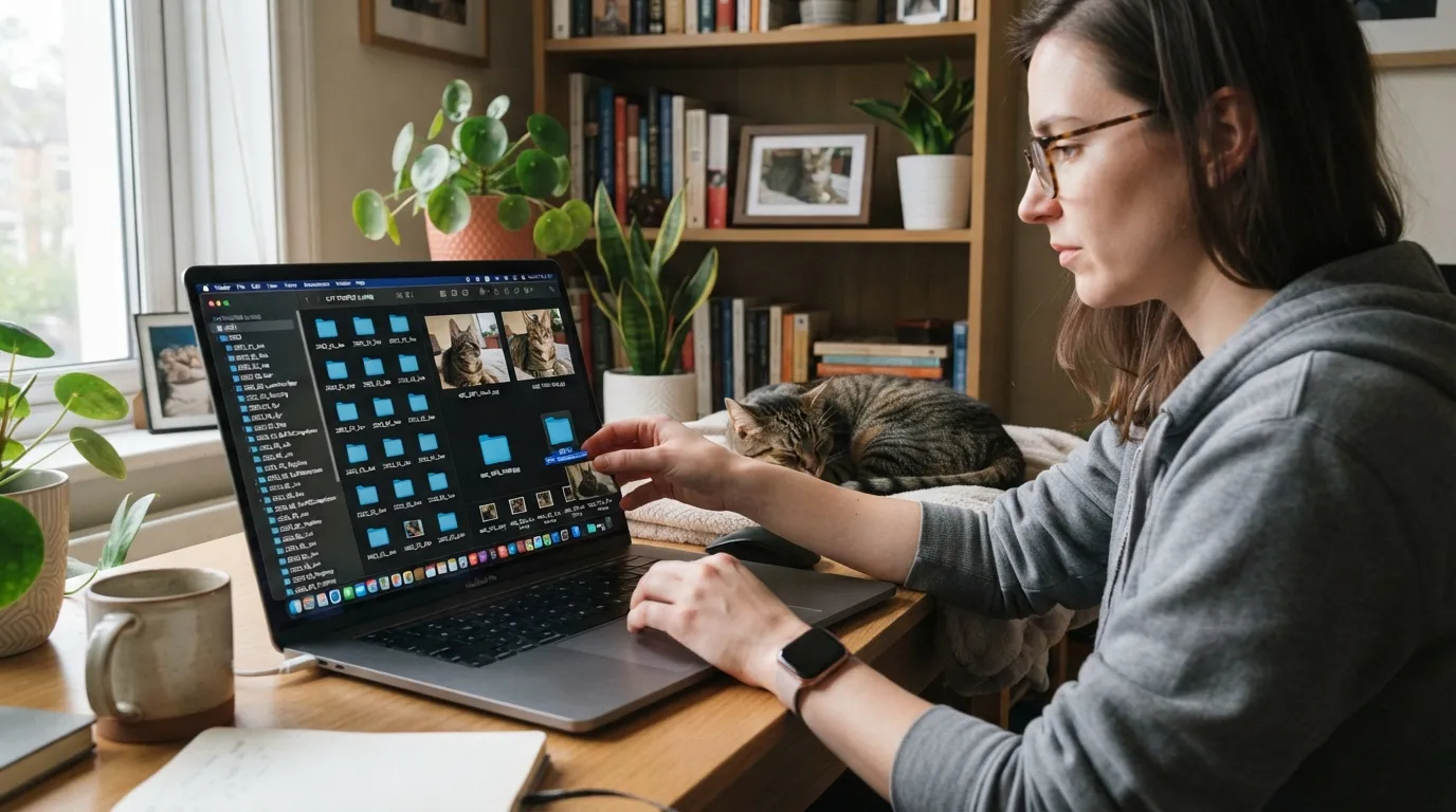 #12 - You Photograph Your Cat Daily - and Keep a Folder System (Image Credits: Gemini)