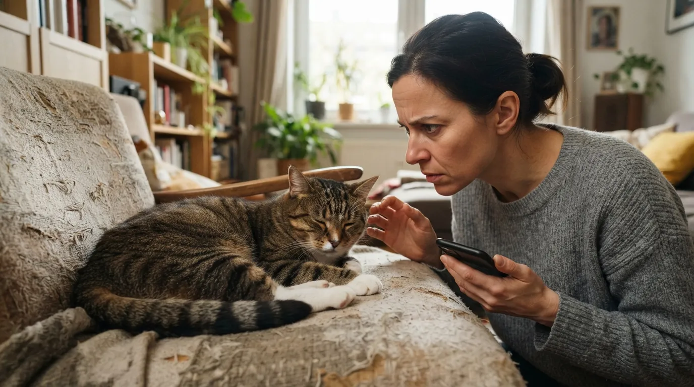 #7 - You've Become an Accidental Expert in Cat Body Language (Image Credits: Gemini)