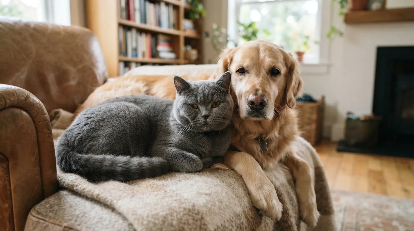 #6 - They Get Along With Other Pets Better Than You'd Expect (Image Credits: Gemini)