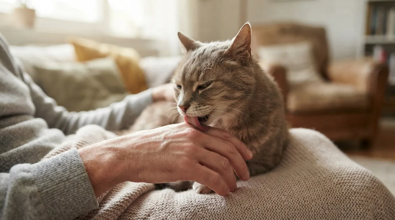 #8 - Grooming Your Hand or Face (Image Credits: Gemini)