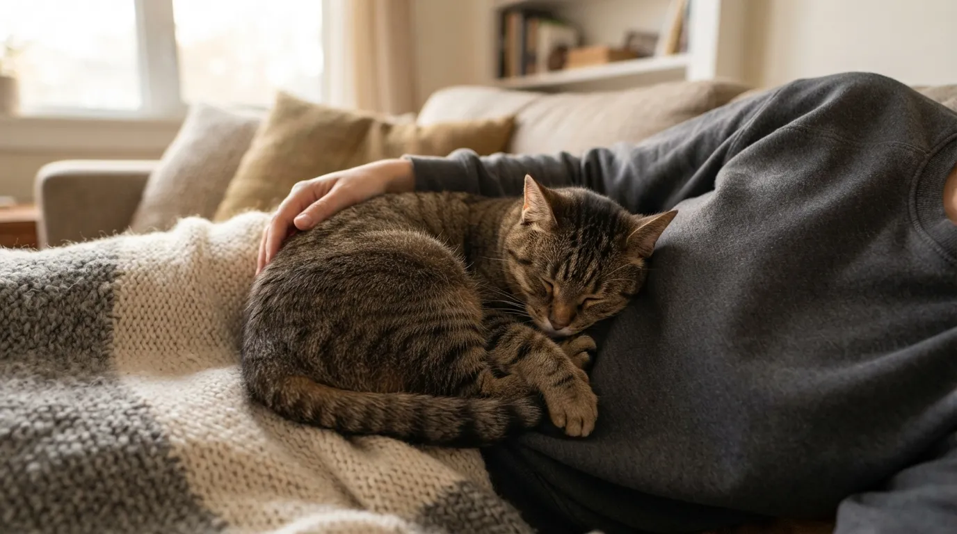 #7 - Curling Into the Tightest Ball Possible Against Your Body (Image Credits: Gemini)