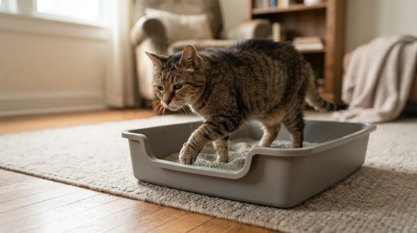 #14 - The Low-Sided Litter Box Is Non-Negotiable (Image Credits: Gemini)