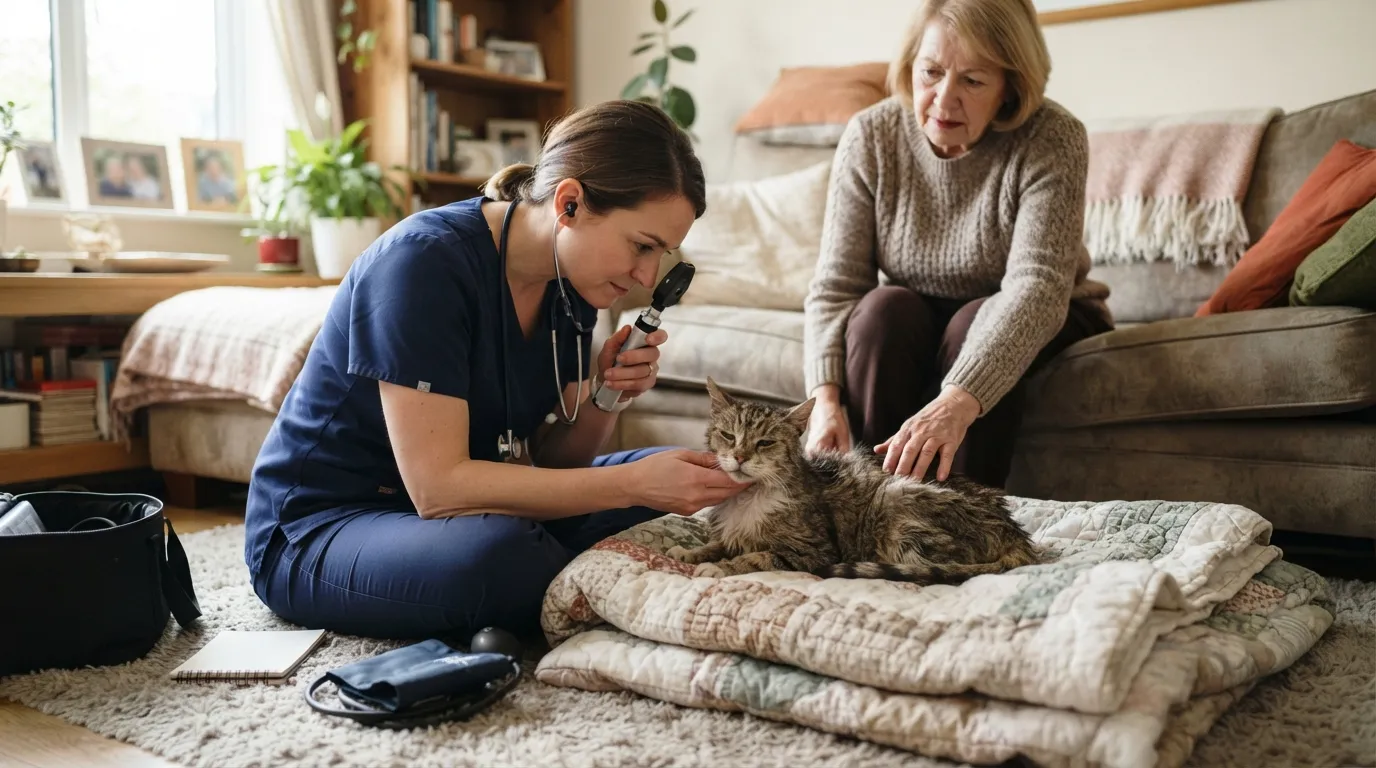 #2 - Consistent Veterinary Check-Ins at Home (Image Credits: Gemini)