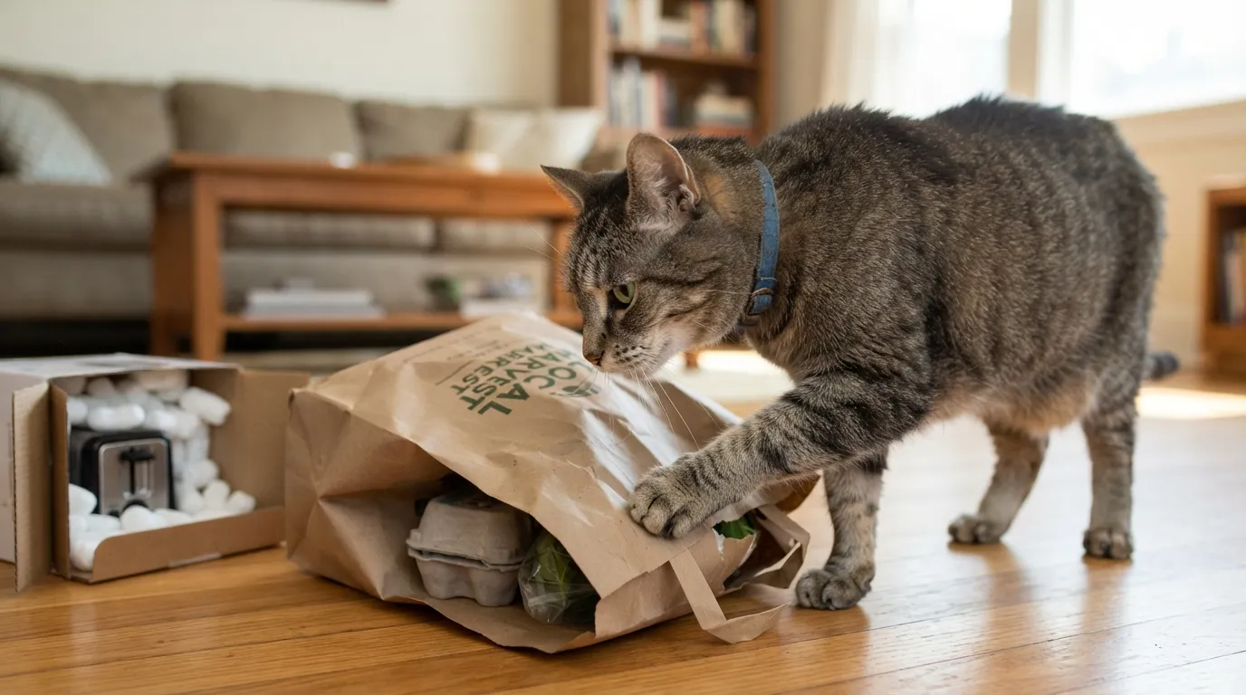 #12 - They Explore New Objects in the Home (Image Credits: Gemini)