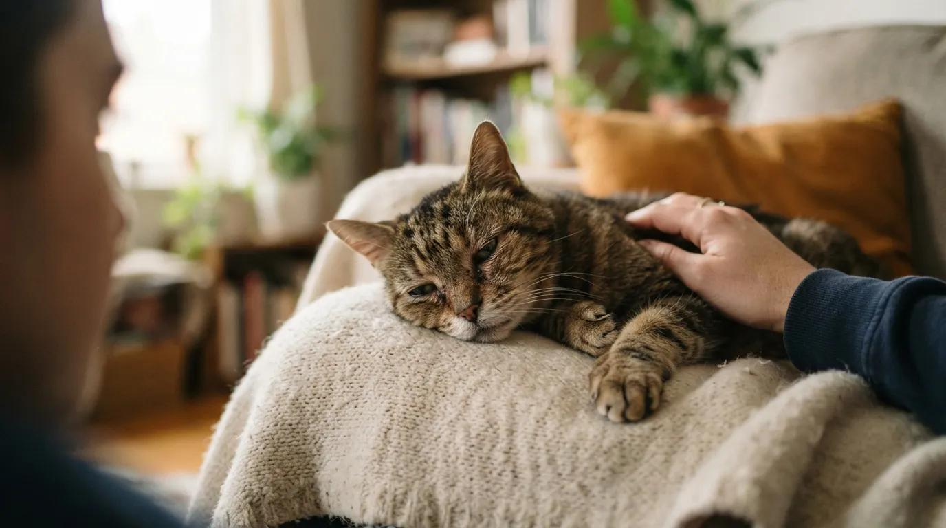 #8 - Half-Closing Its Eyes While You're Nearby (Image Credits: Gemini)