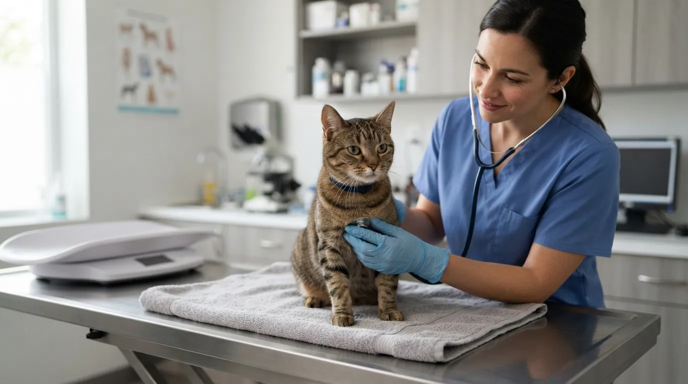 #6 - Indoor Cats Need Vet Visits Too. Every Single Year. (Image Credits: Gemini)