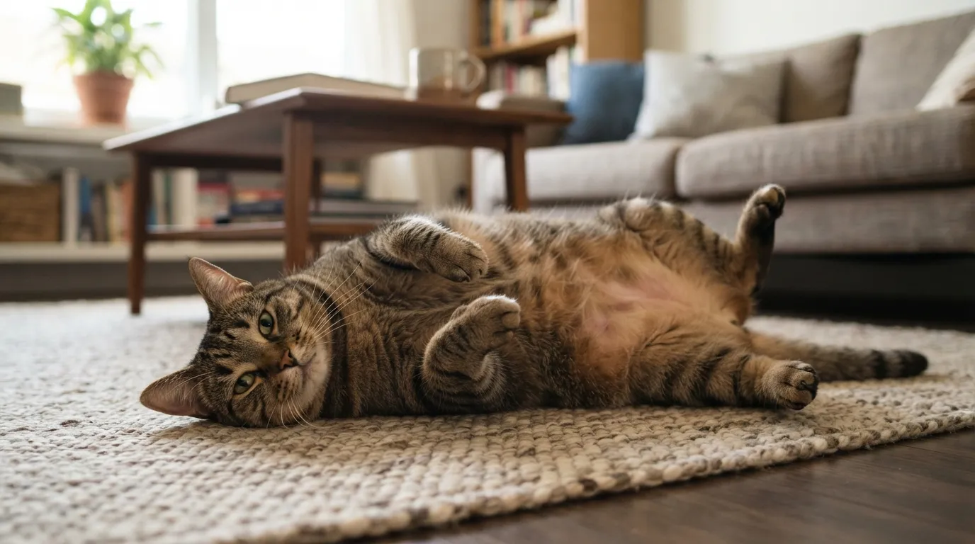 #9 - Rolling Over to Flash the Belly (Image Credits: Gemini)