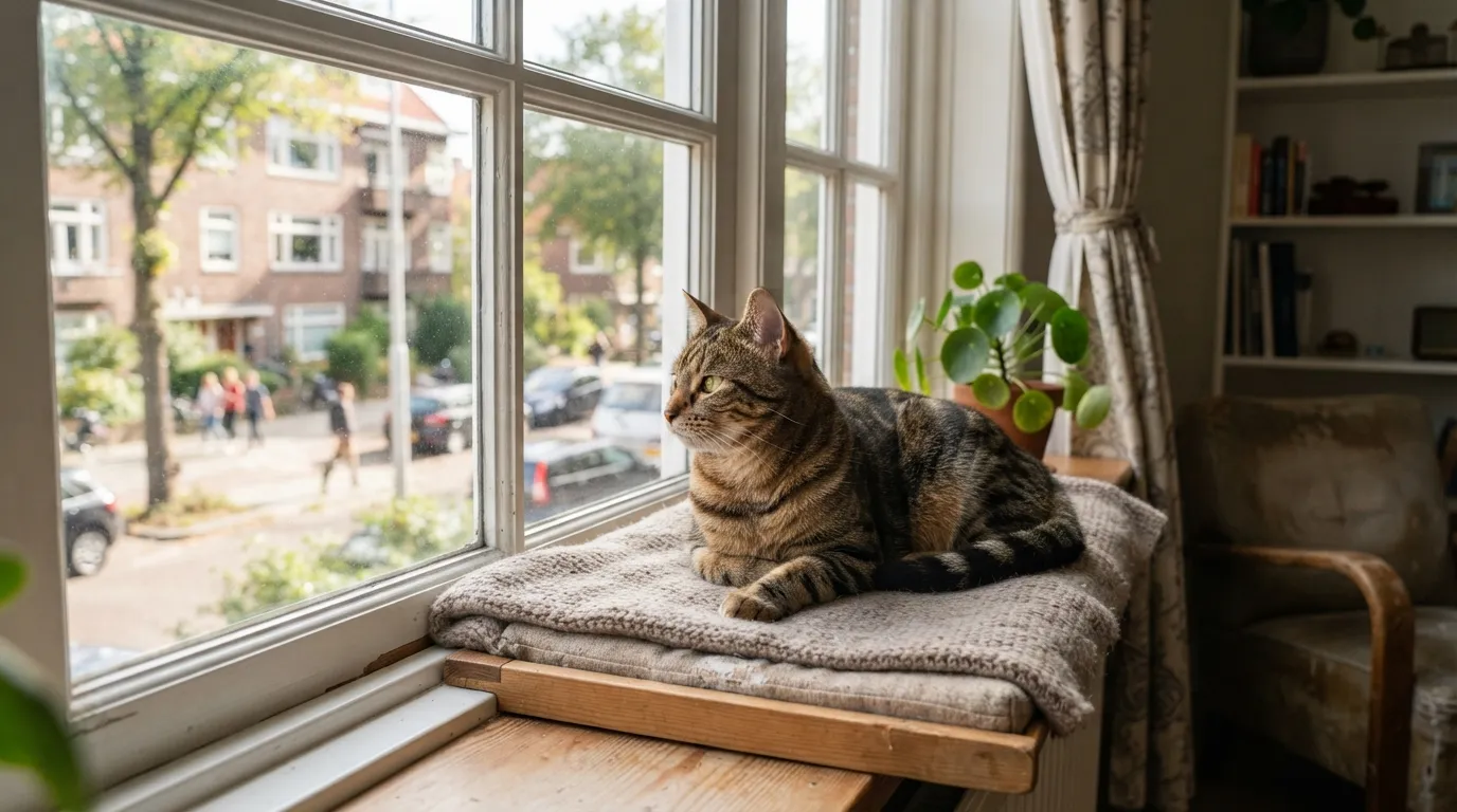 #4 - Staking Out the Same Window Perch Every Day (Image Credits: Gemini)