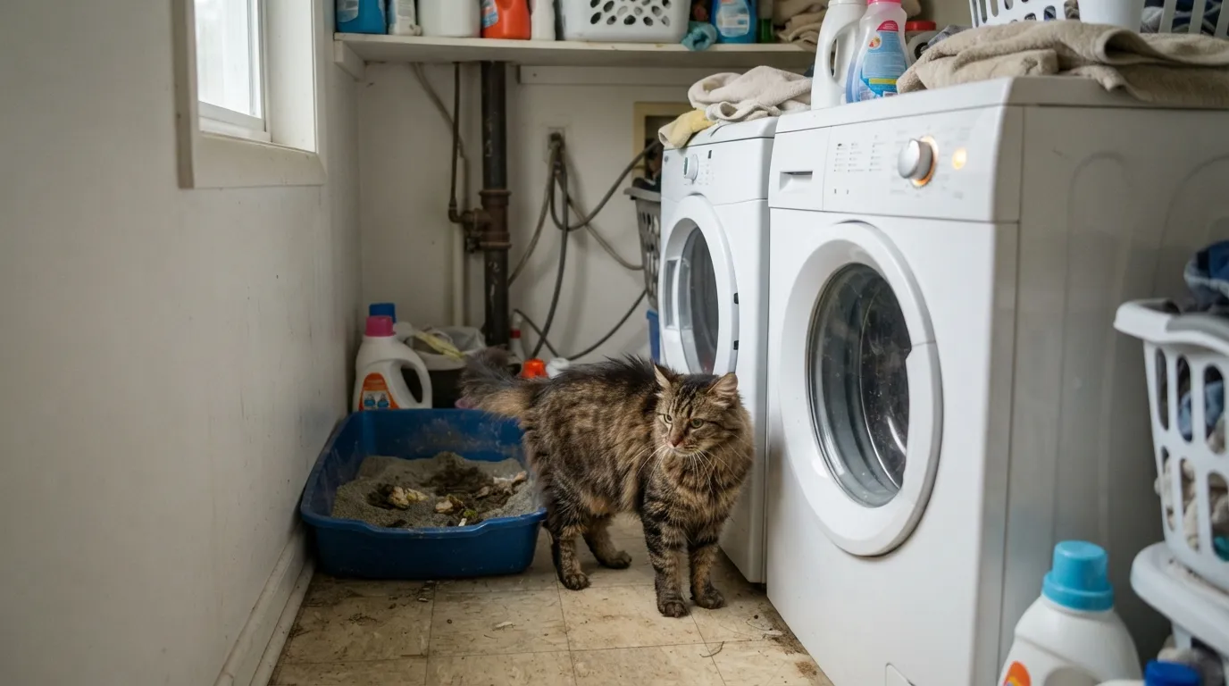 #6 - Having Too Few Litter Boxes (Image Credits: Gemini)