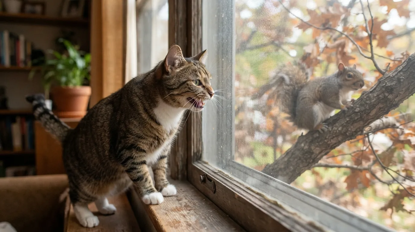 #14 - Chattering and Chirping at Prey (Image Credits: Gemini)