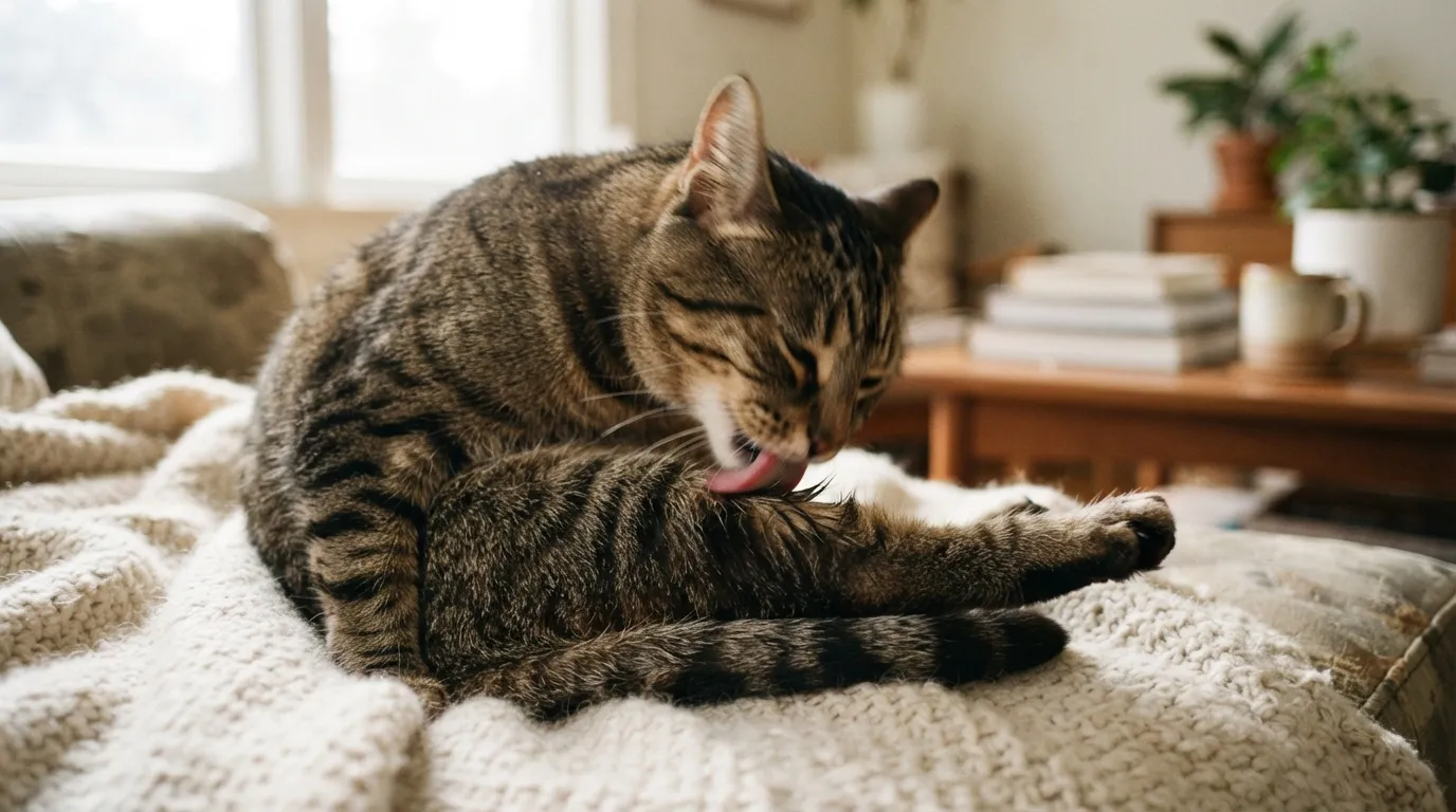 #11 - Self-Grooming as Secret Stress Relief (Image Credits: Gemini)