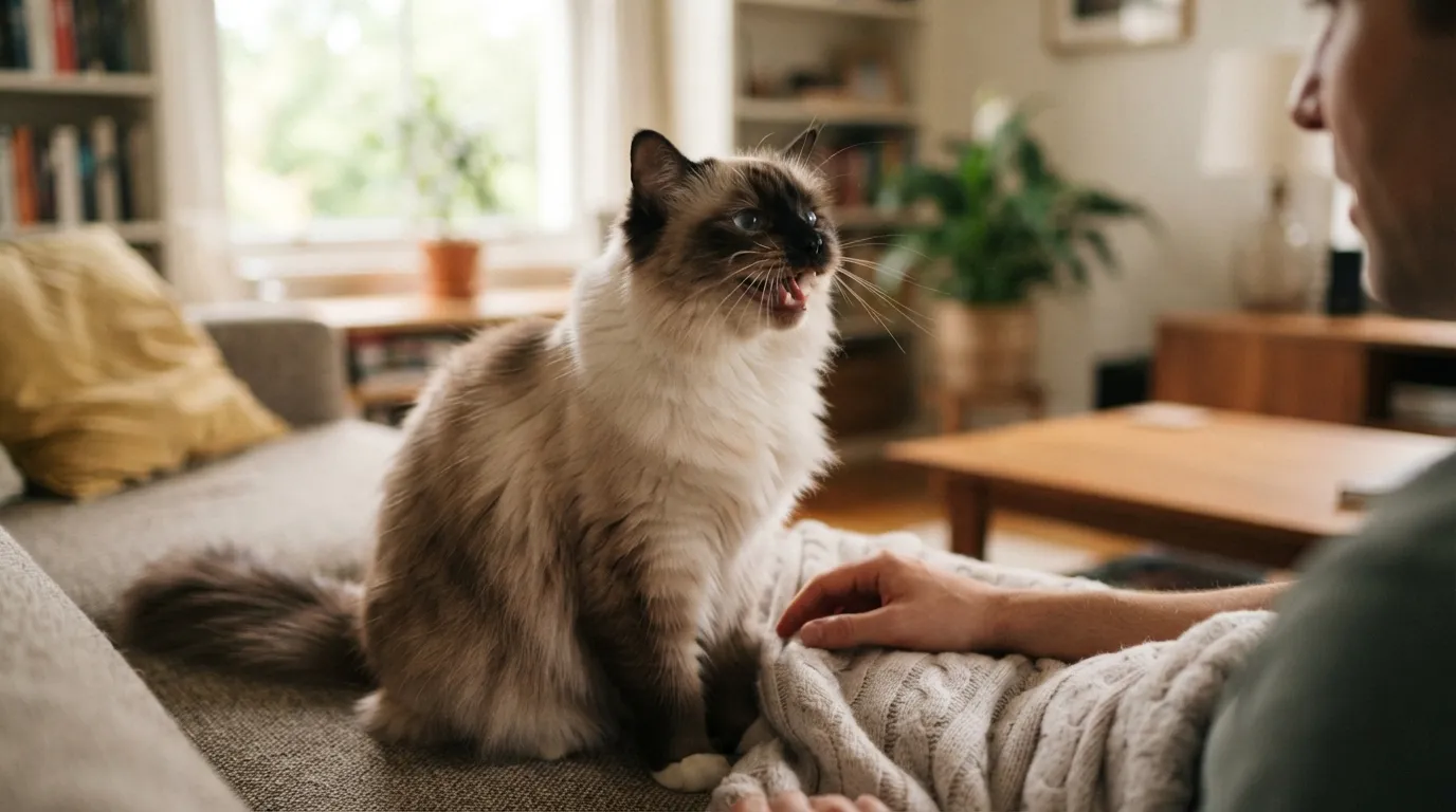 #2 - Meowing Specifically at You (Image Credits: Gemini)