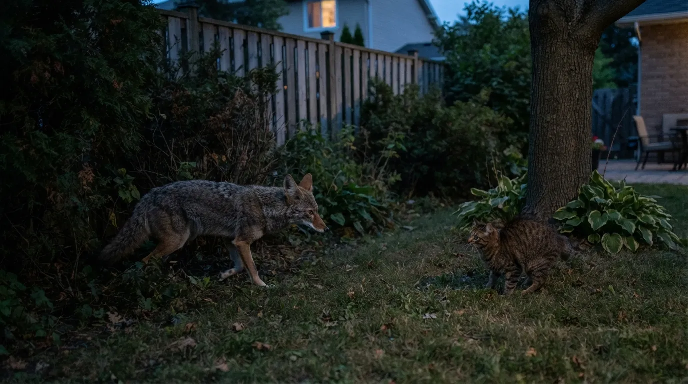 #12 - Predators Remind Cats They're Not Always the Top of the Food Chain (Image Credits: Gemini)