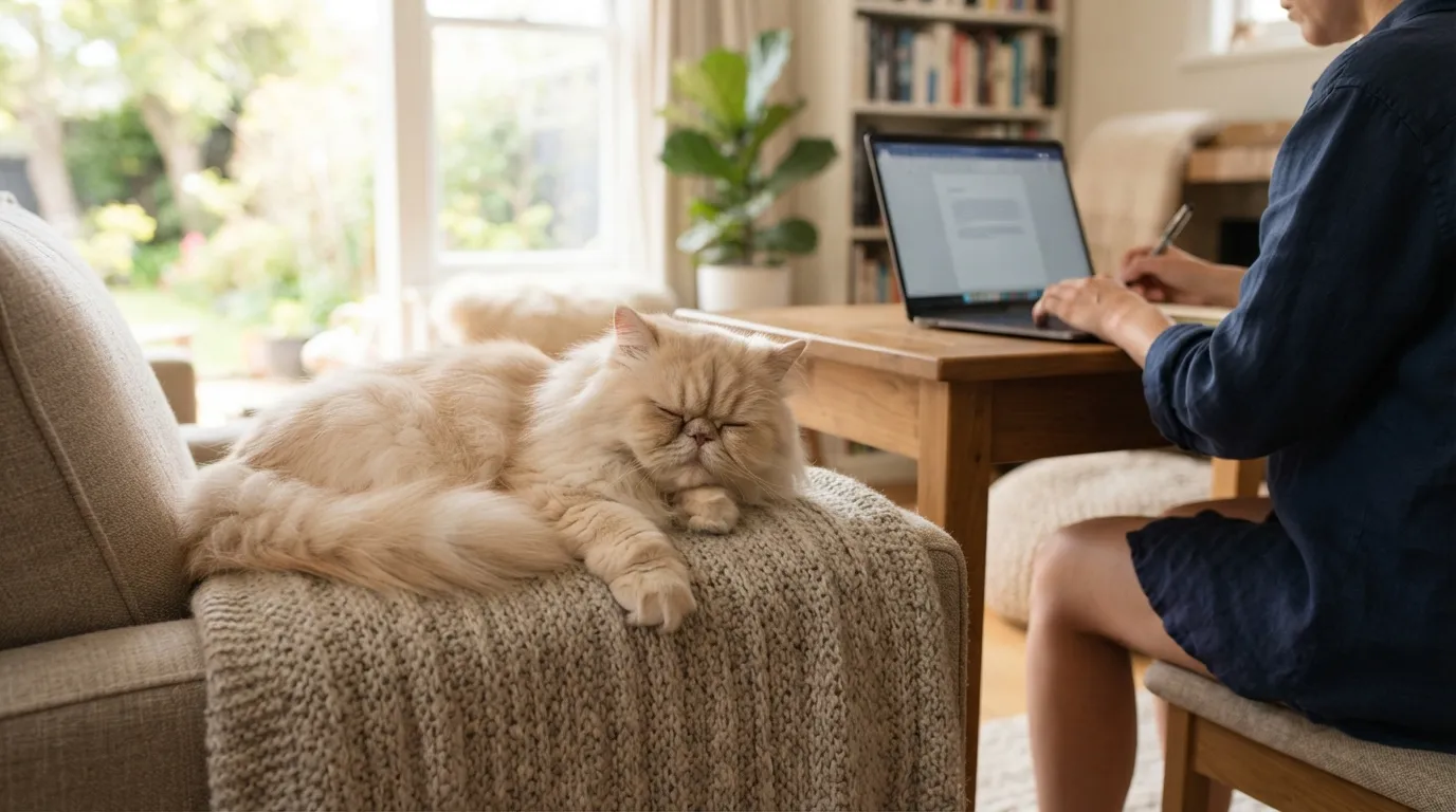 #13 - Preference for Resting Near People (Without Demanding It) (Image Credits: Gemini)