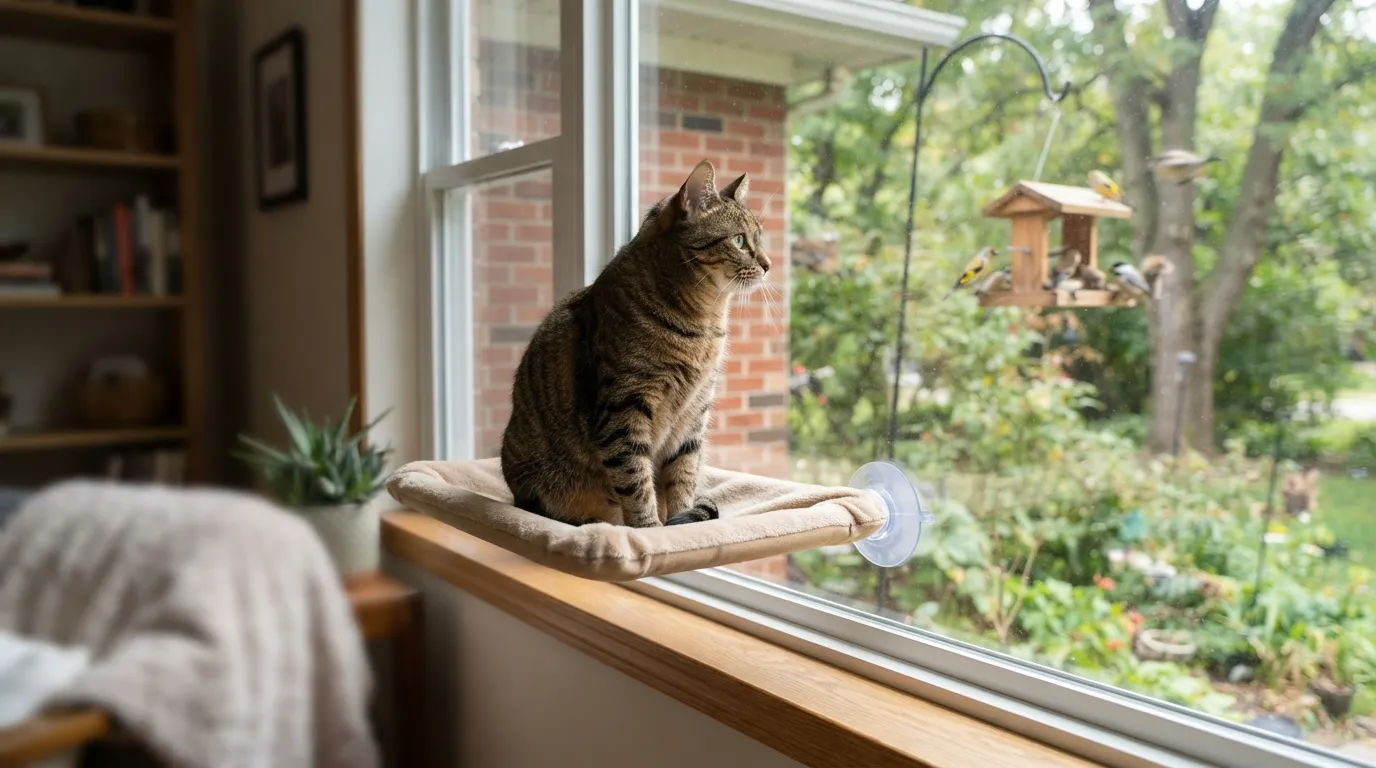#5 – Give Them a Window Perch and Nature Access (Image Credits: Gemini)