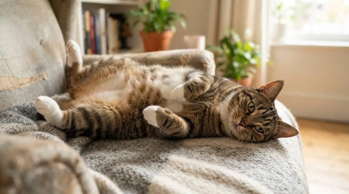 #5 - Showing You Their Belly (Image Credits: Gemini)