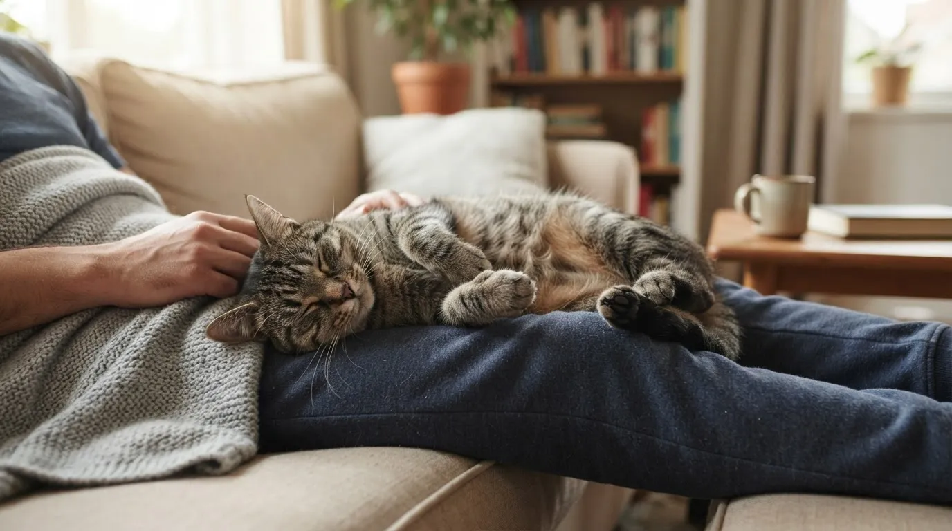 #9 - They Sleep Near You (or Directly On You) (Image Credits: Gemini)
