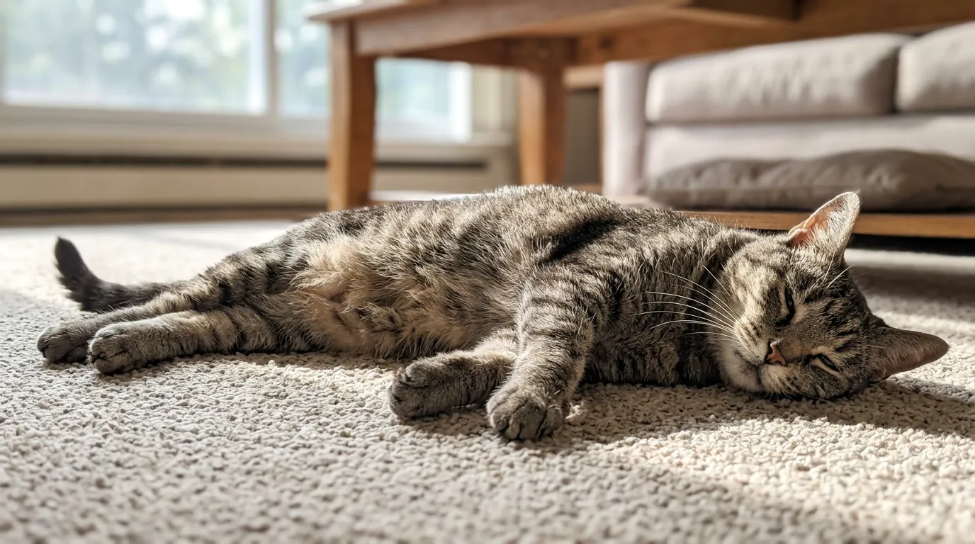 #12 - They Stretch Out Fully Instead of Staying Curled Tight (Image Credits: Gemini)