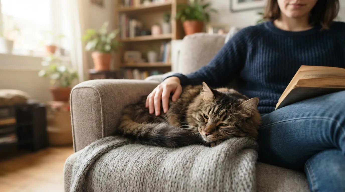 #3 - It Recovers Faster from Stress When You're Present (Image Credits: Gemini)