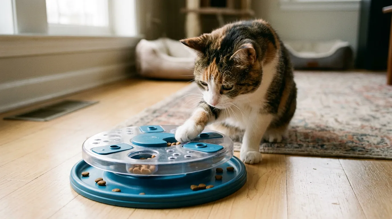 #11 – Puzzle Feeders: The Mental Workout They Still Crave (Image Credits: Gemini)