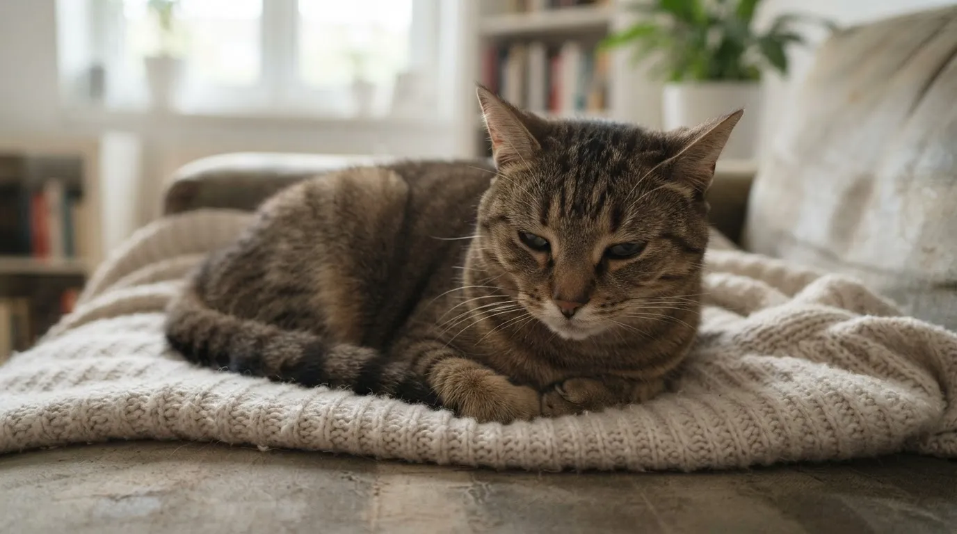 #10 - Purring When Nothing Seems Wrong (Image Credits: Gemini)