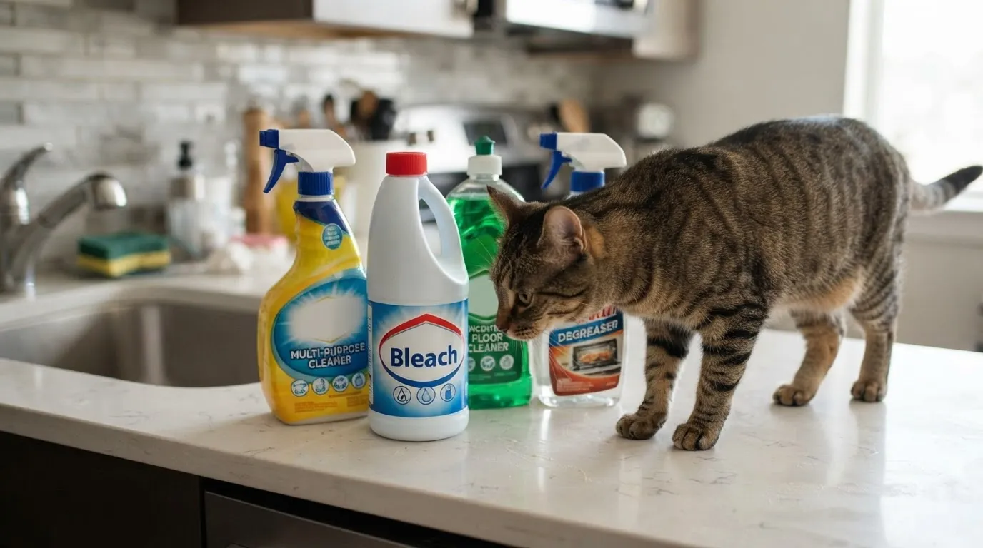 #15 - Everyday Cleaning Products Left Within Reach (Image Credits: Gemini)
