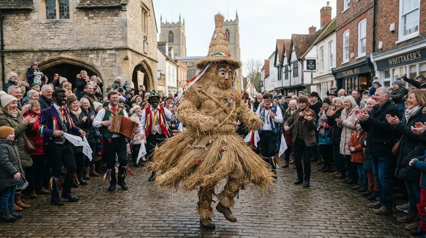 #10: Whittlesey Straw Bear, the "Ancient" Ritual That Vanished for 70 Years (Image Credits: Gemini)