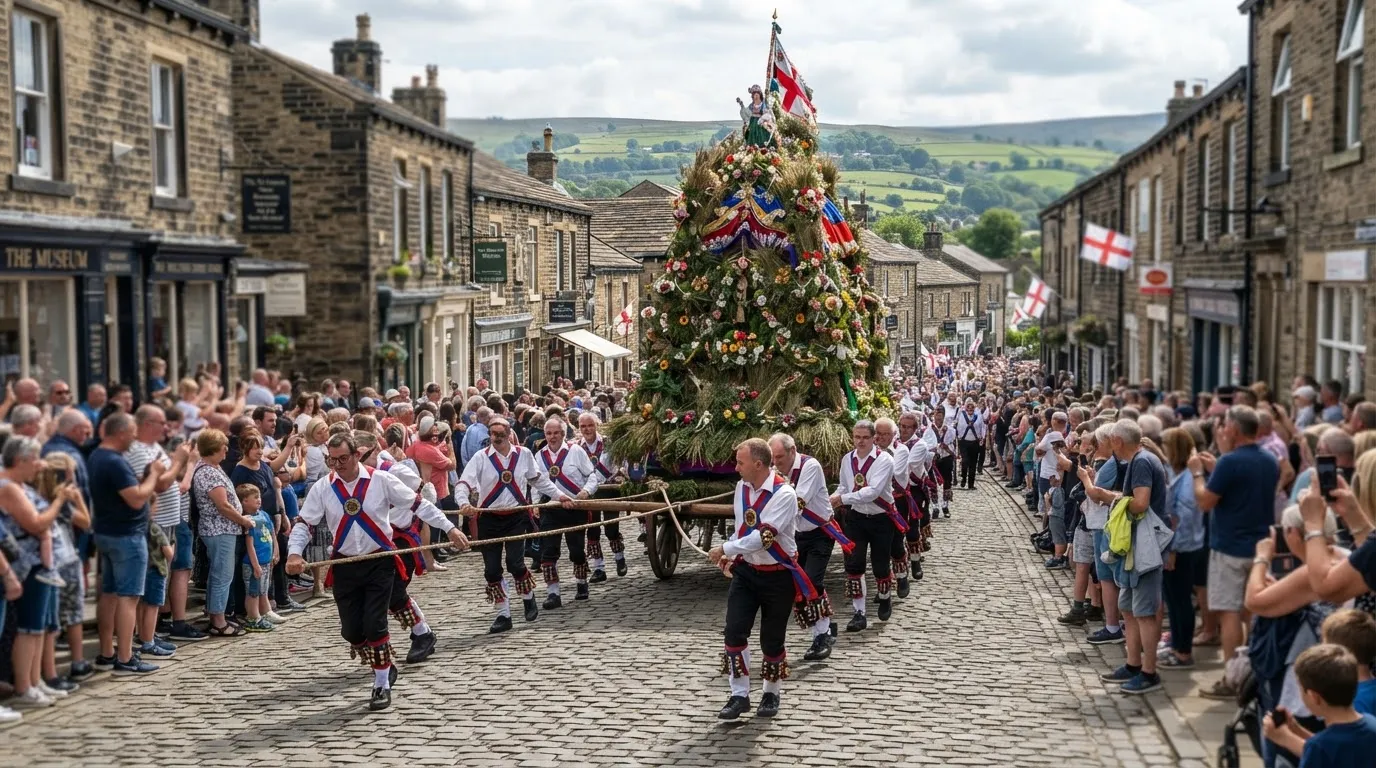 #9: Saddleworth Rushcart, the Church-Floor Custom Hauled Back to Life (Image Credits: Gemini)