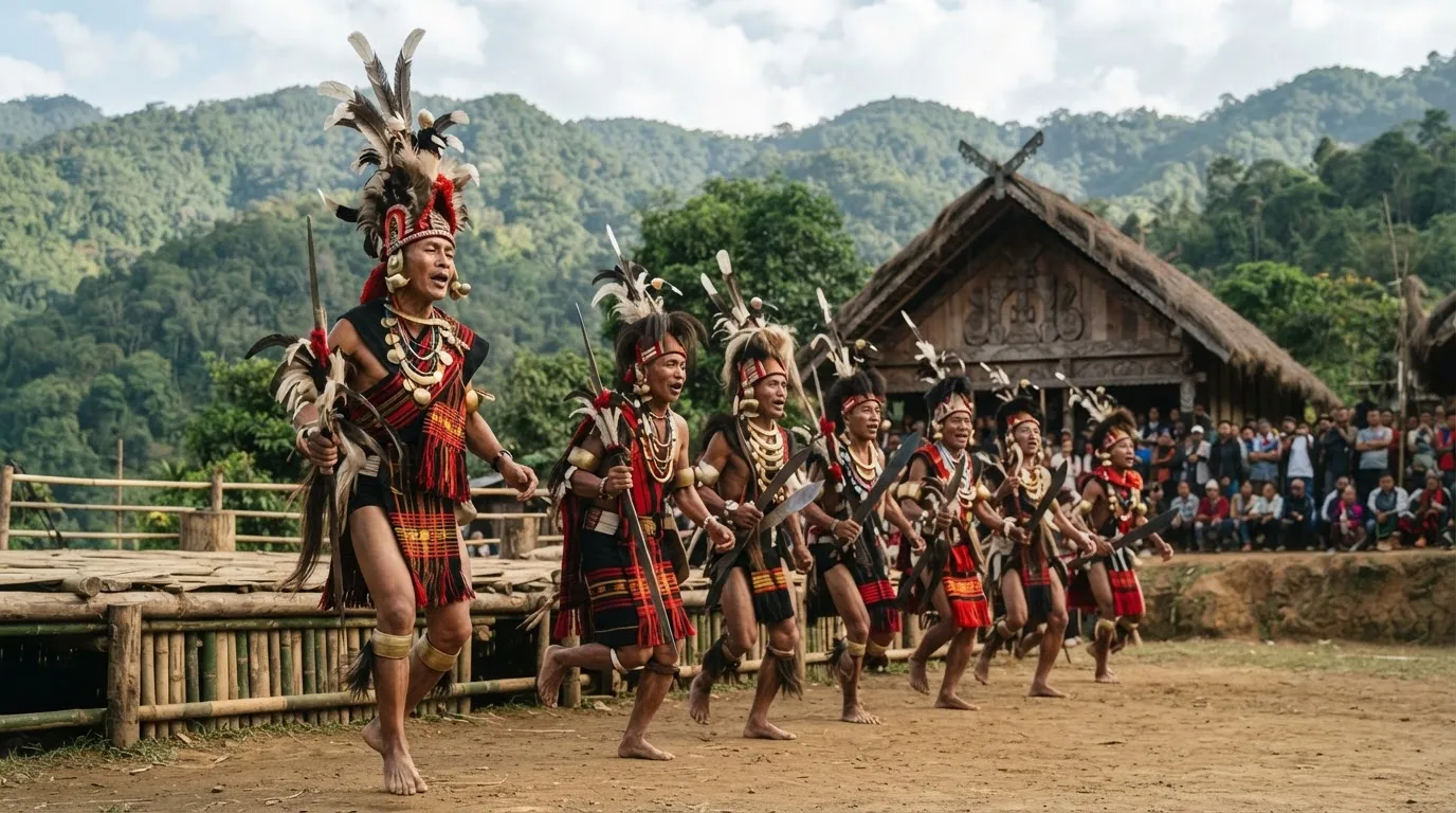 #3: Nagaland's Hornbill Festival, Old Costumes on a Brand-New Stage (Image Credits: Gemini)