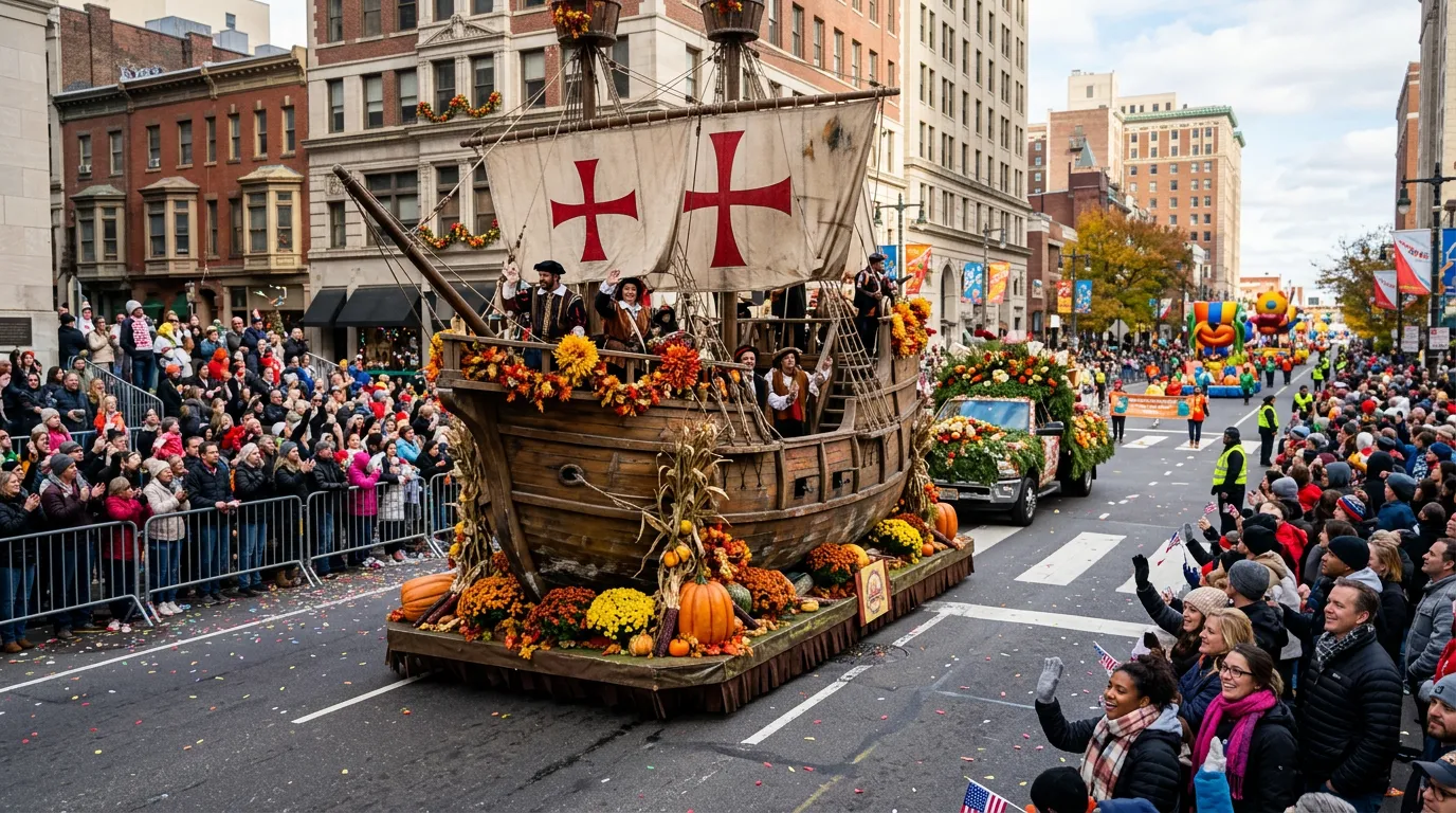 #3 - The Columbus Ship Float Rented for Thanksgiving Parades (Image Credits: Gemini)