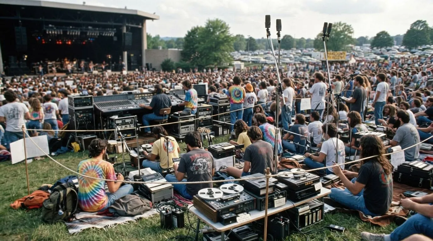 #1 - Taping Shows and Parking Lot Villages at Grateful Dead Concerts (Image Credits: Gemini)