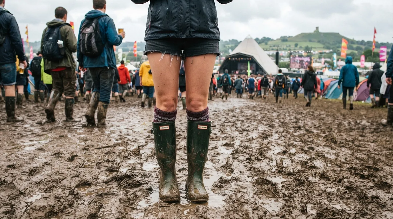 #2 - Hunter Wellies at Glastonbury (Image Credits: Gemini)
