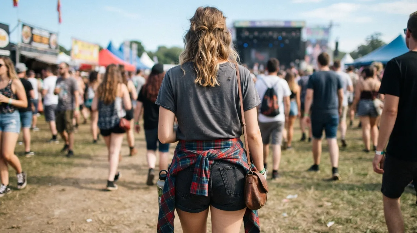 #1 - The Flannel Shirt Tied Around the Waist (Image Credits: Gemini)