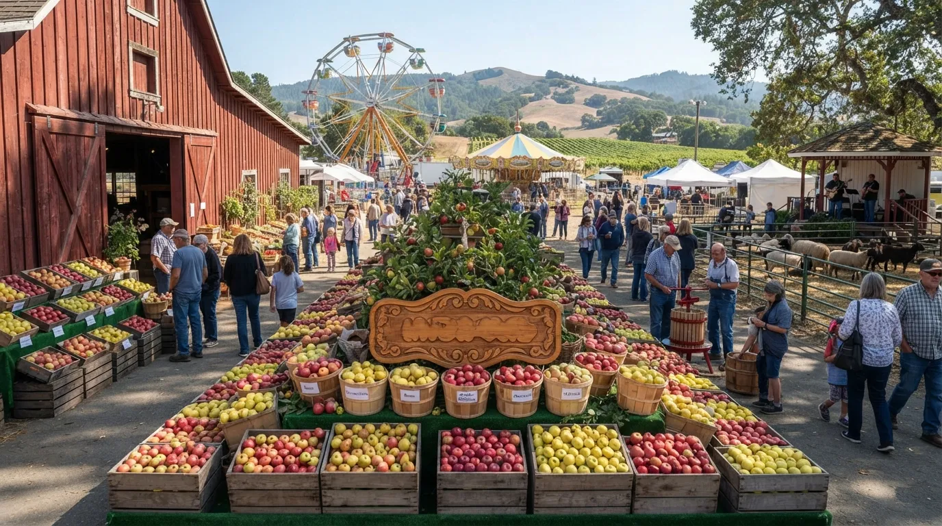 #4 - Mendocino County Fair and Apple Show (Boonville, California) (Image Credits: Gemini)