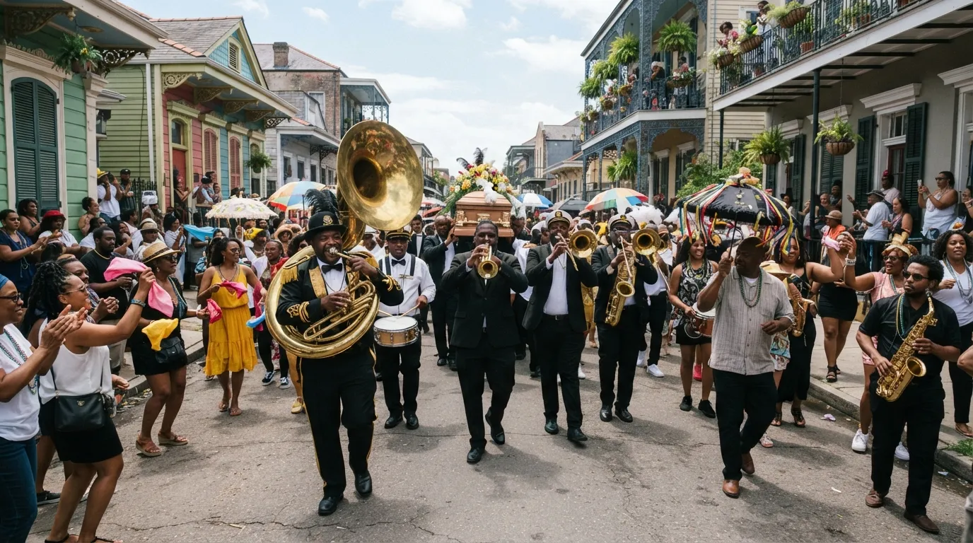 #8 - The Jazz Funeral Procession (Image Credits: Gemini)
