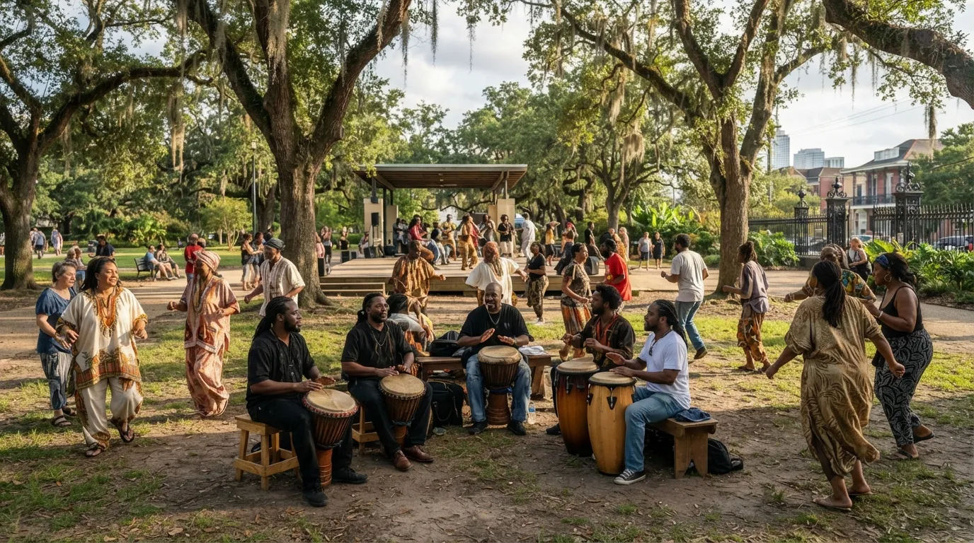 #2 - Congo Square Drumming (Image Credits: Gemini)