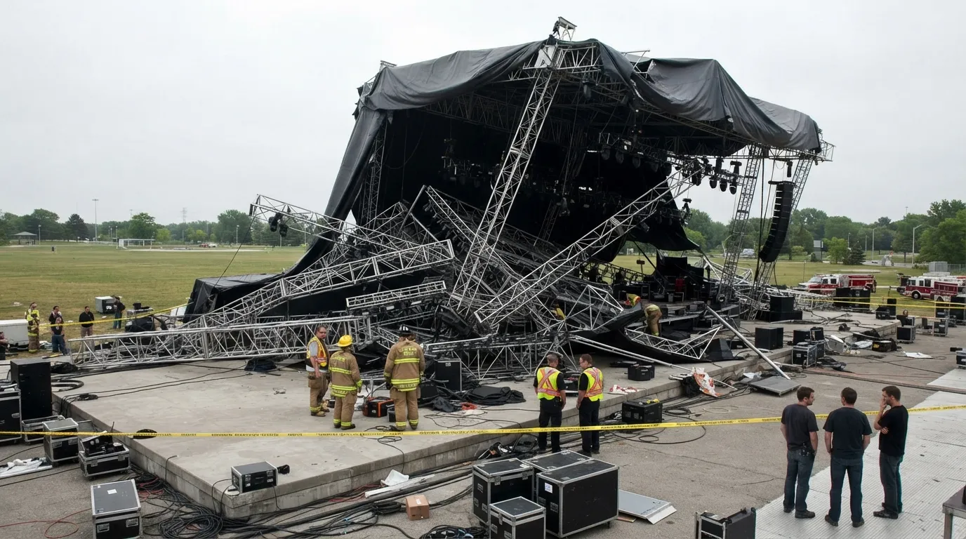 #10 - Radiohead's 2012 Toronto Roof Collapse and the Crew Under the Steel (Image Credits: Gemini)