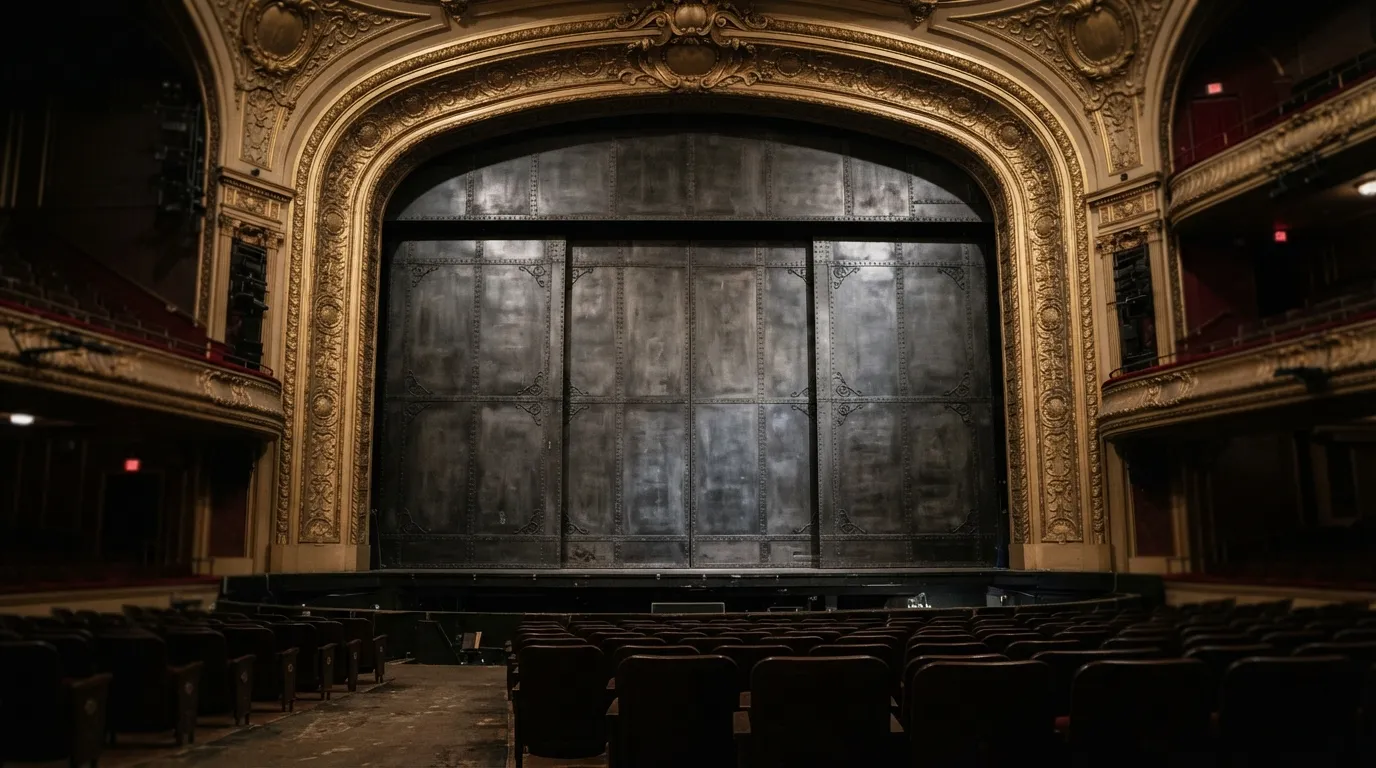 #1 - The 1903 Iroquois Theatre Fire in Chicago and the Safety Curtain (Image Credits: Gemini)