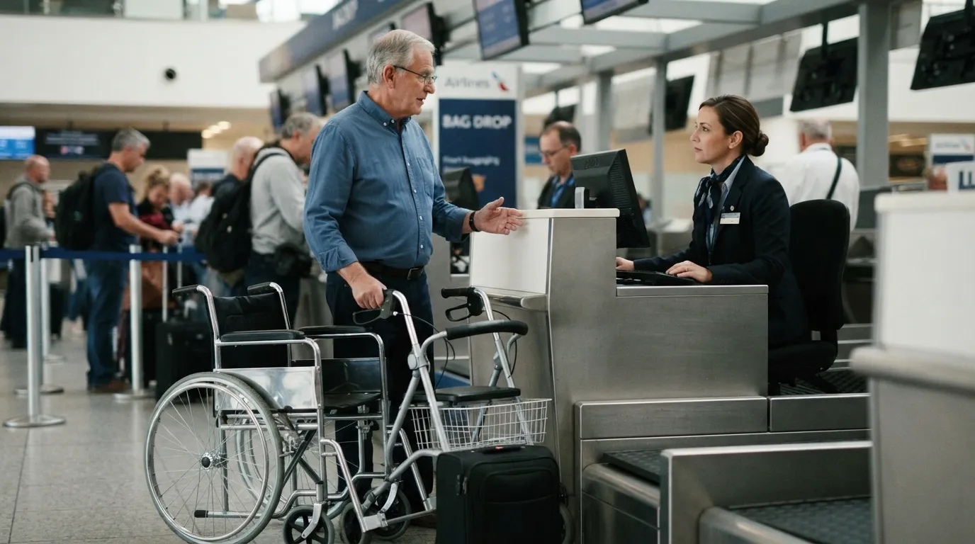#6 - Free Checked Walkers, Canes and Folding Wheelchairs (Image Credits: Gemini)