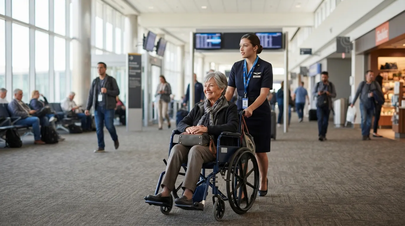 #3 - Wheelchair and Curb-to-Gate Escort Assistance (Image Credits: Gemini)