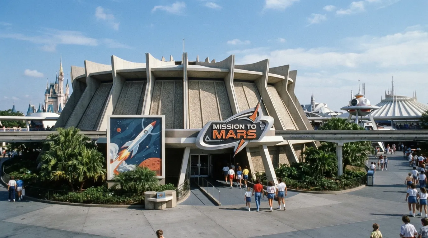 #1 - Mission to Mars at Disneyland and Magic Kingdom (Image Credits: Gemini)