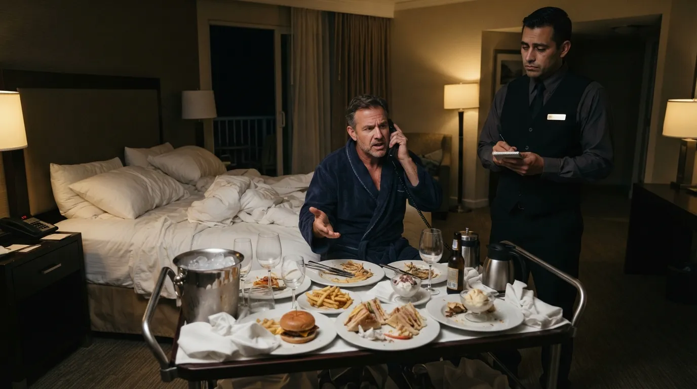 #10 - Calling Room Service at 3 A.M. for Another Round of Everything (Image Credits: Gemini)