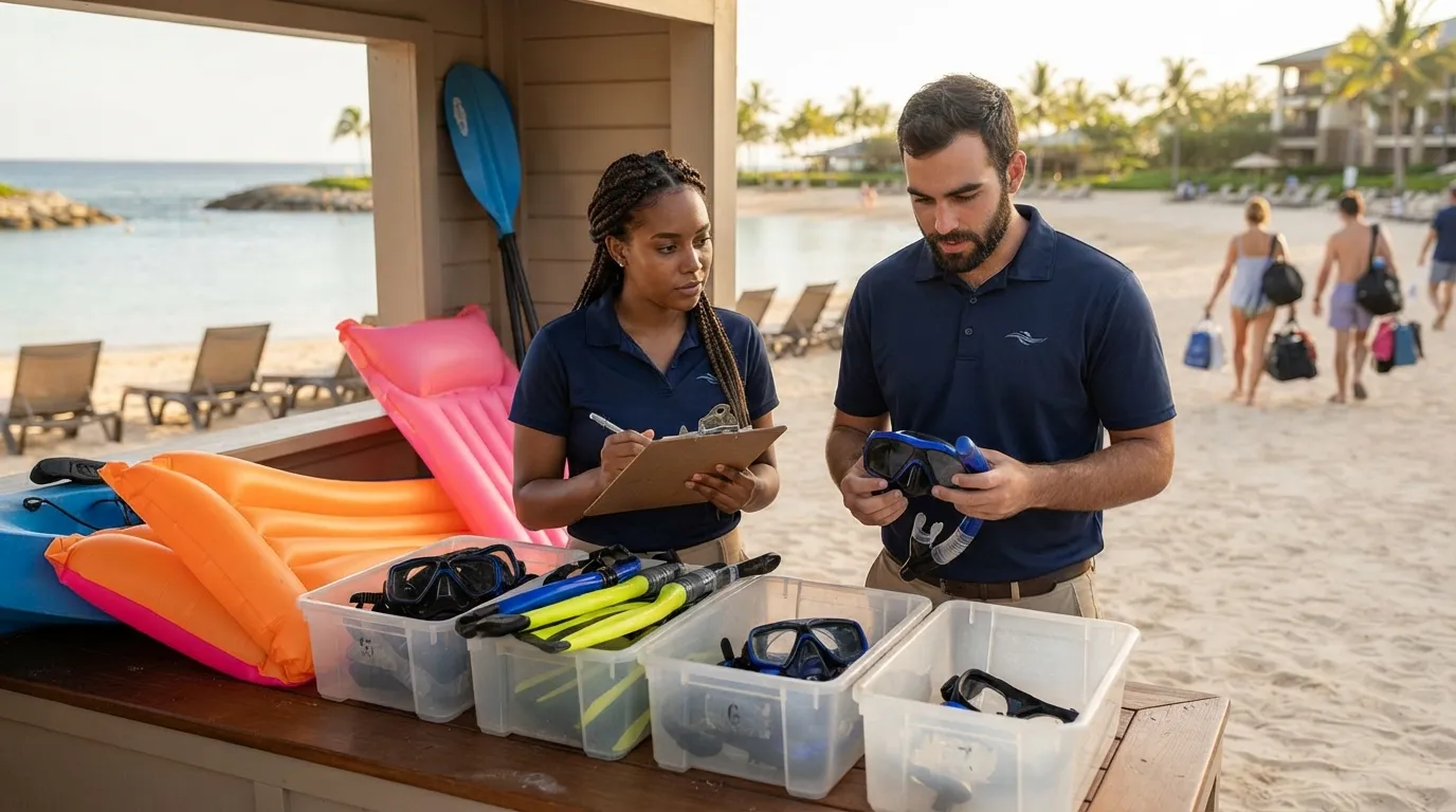 #6 - Walking Off With the Snorkel Gear and Pool Floats (Image Credits: Gemini)
