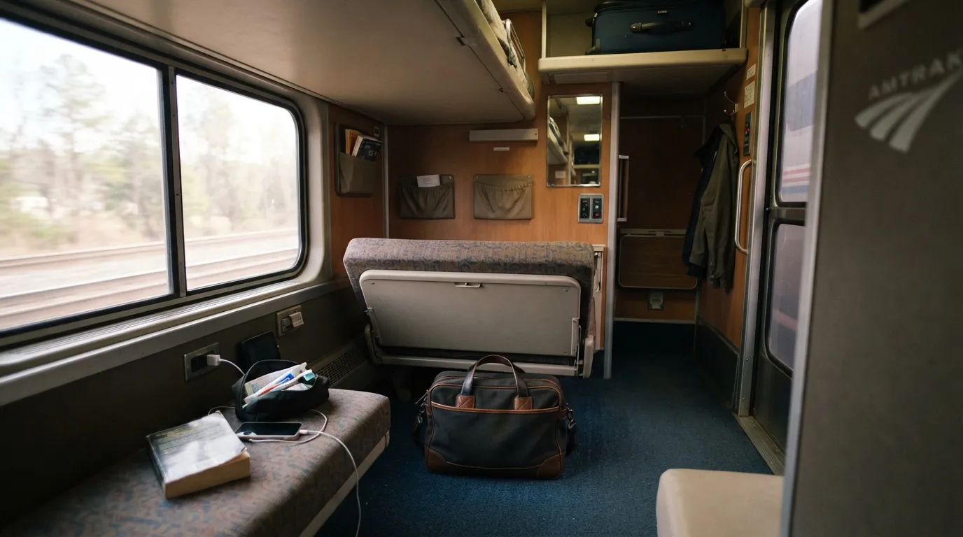#10 - The One Small Overnight Bag That Lives Inside the Roomette (Image Credits: Gemini)