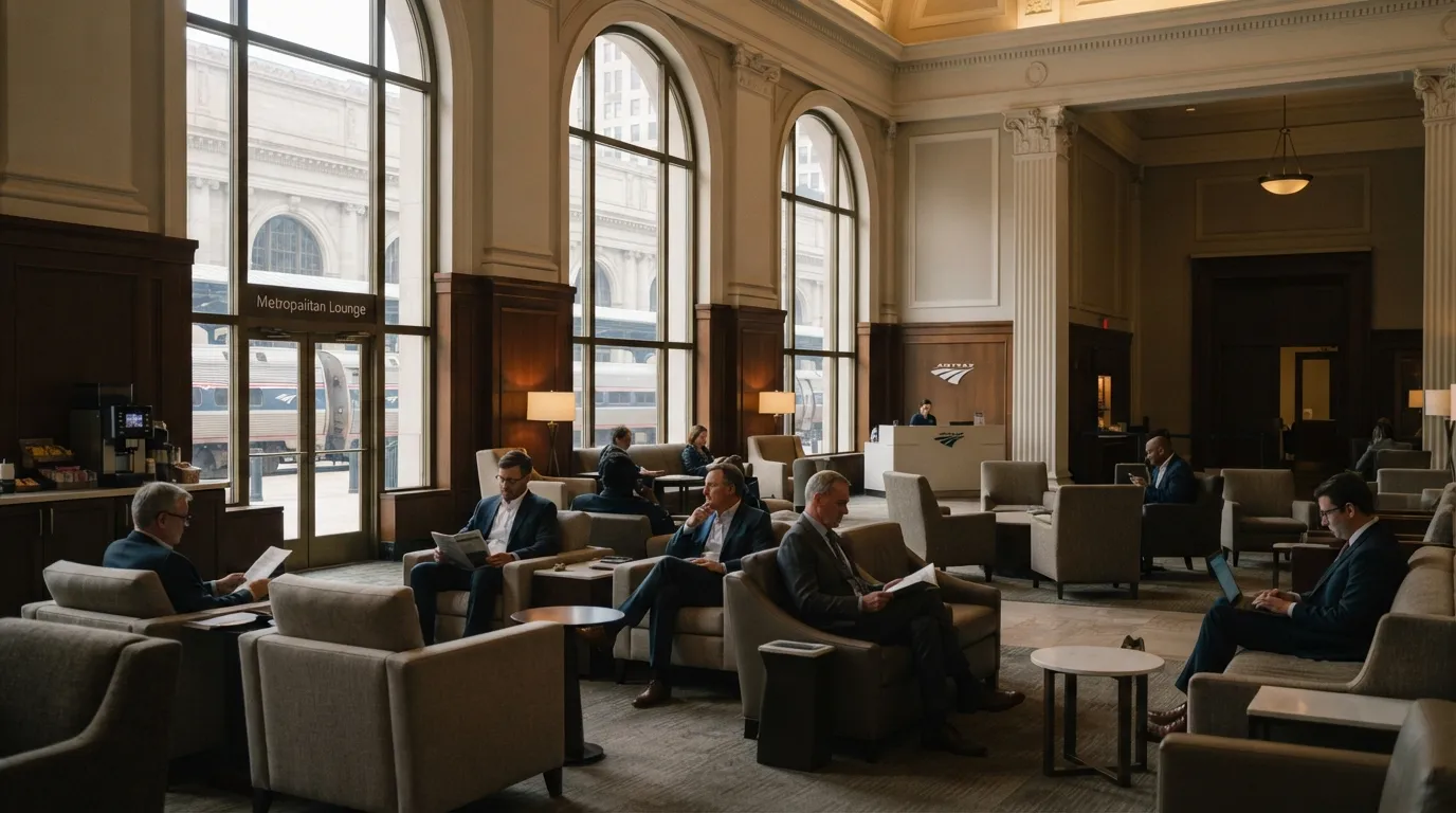 #9 - The Metropolitan Lounge at Chicago Union Station (Image Credits: Gemini)
