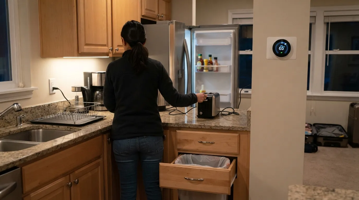 #2 - Take Out the Trash and Unplug Things at Home (Image Credits: Gemini)