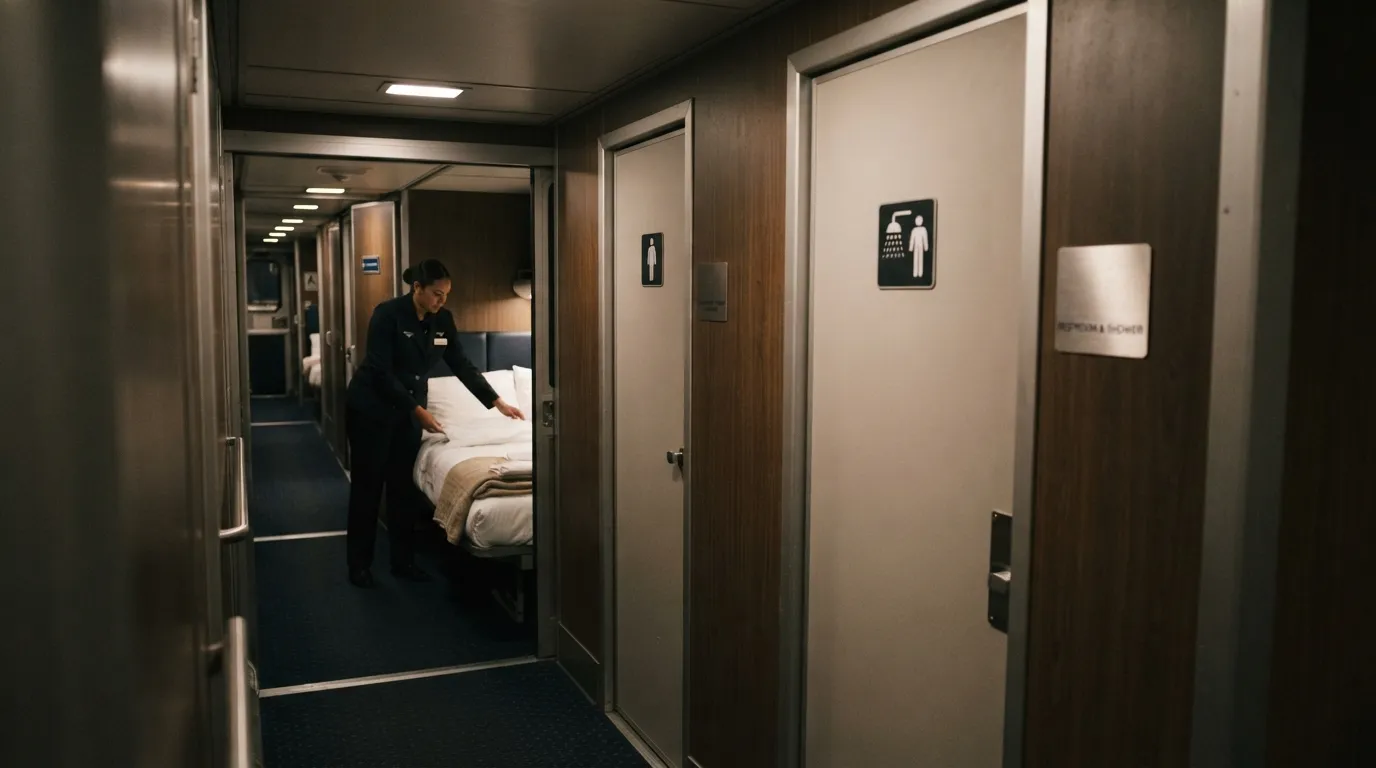 #4 - The Shared Shower Down the Hall and the Attendant's Turndown Service (Image Credits: Gemini)